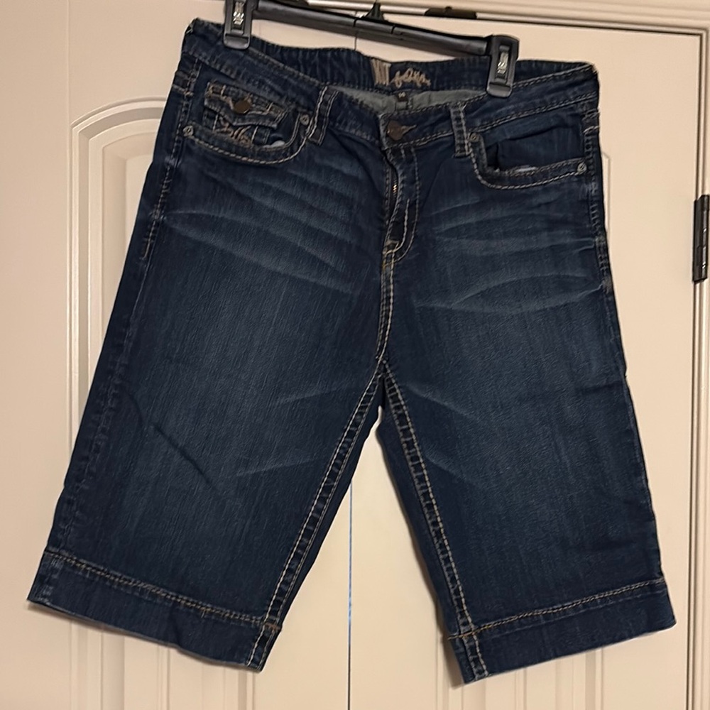 Kut from the Kloth Indigo Denim Shorts